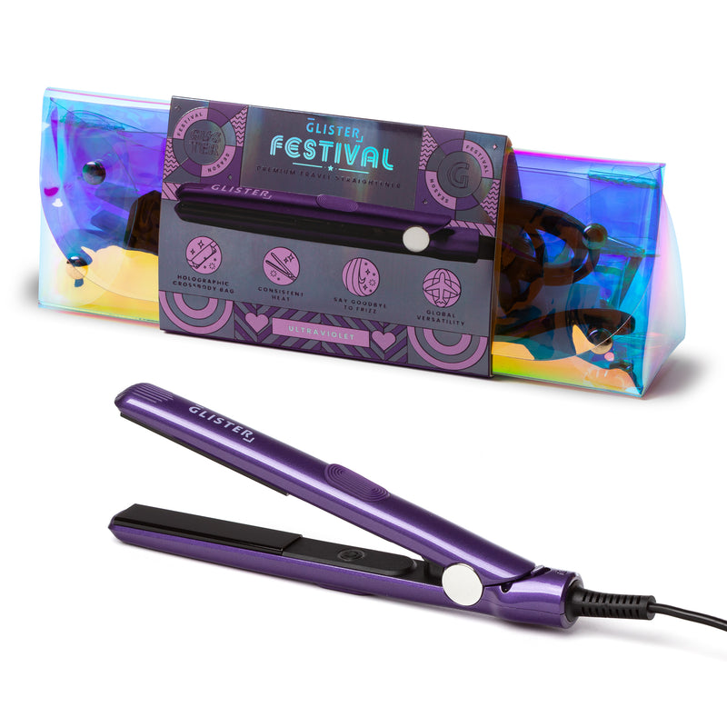 New Limited Edition Festival Flat Iron (with Holographic Bandolier Bag)