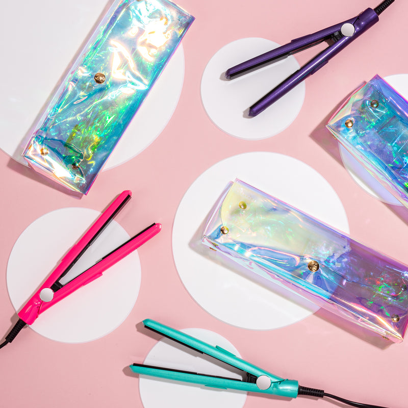 New Limited Edition Festival Flat Iron (with Holographic Bandolier Bag)