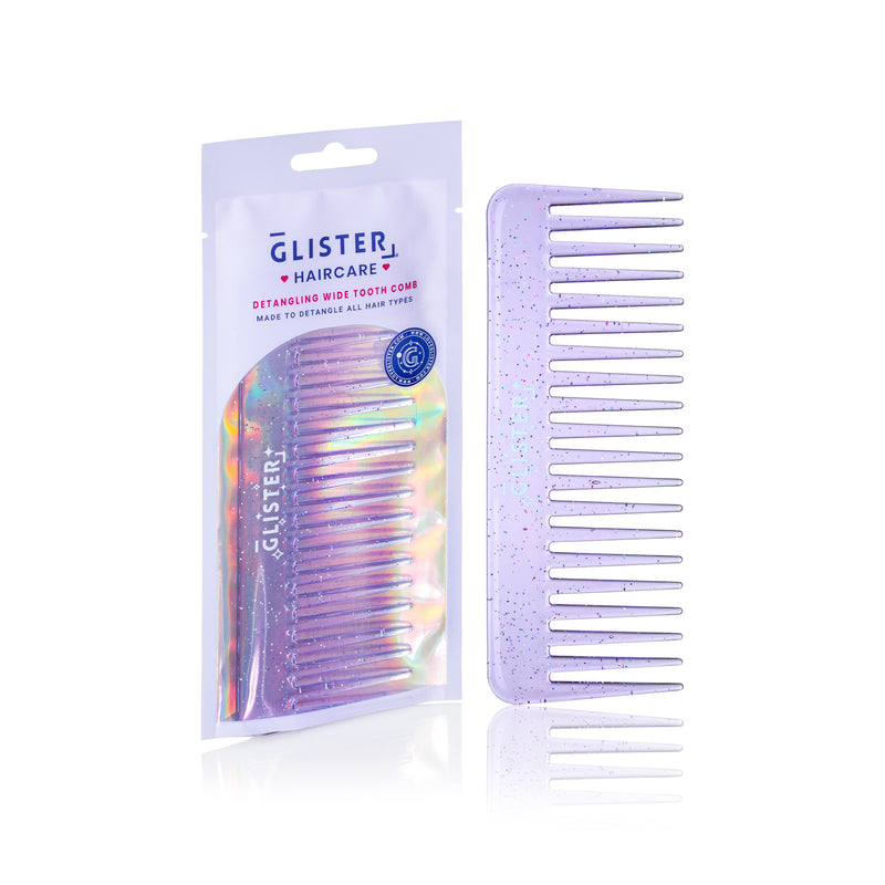 "Sparkle" Wide Tooth Detangling Comb