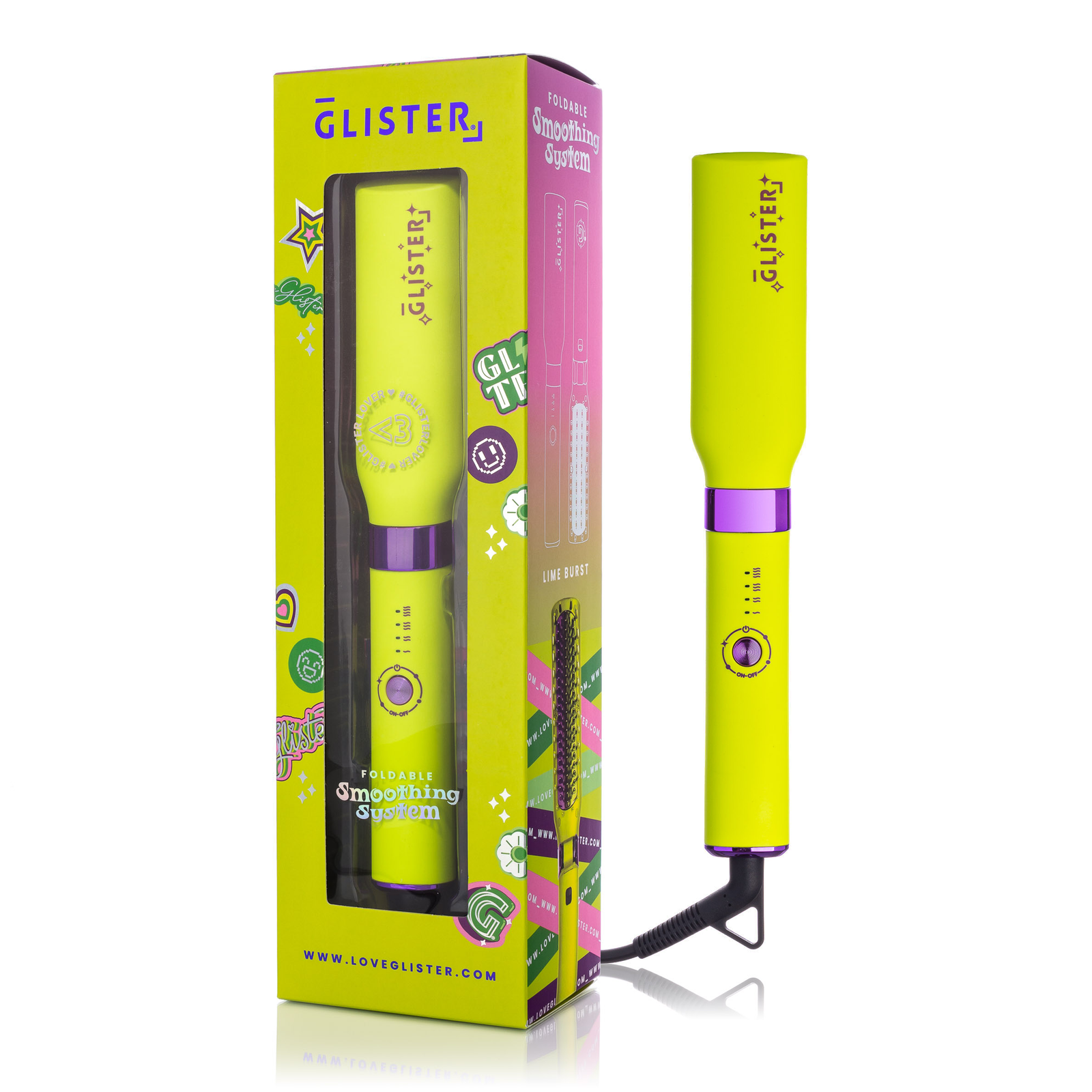 Foldable Hot Brush Anti-Frizz Smoothing System | Glister  display picture 2