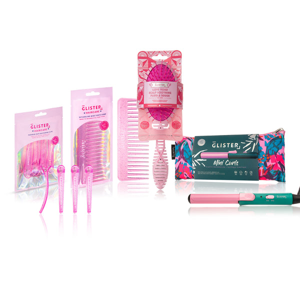 8pc Ultimate Haircare Adventure Set (Pink)