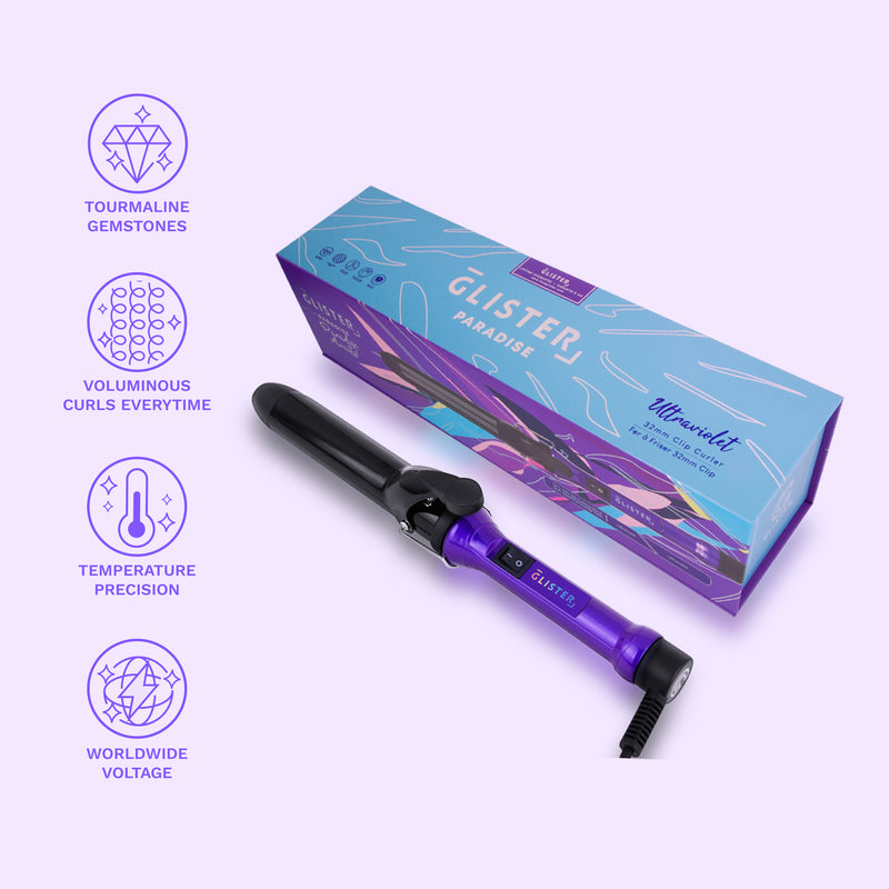 Paradise 32mm Max Volume Clip Curling Wand