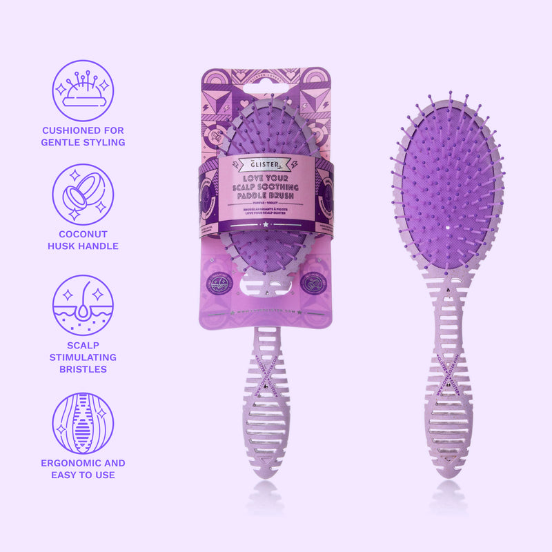 "Love Your Scalp" Eco-Friendly Detangling Brush