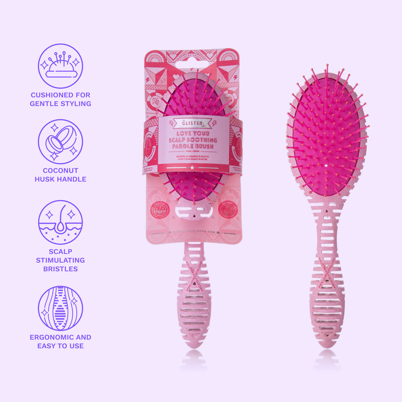 "Love Your Scalp" Eco-Friendly Detangling Brush