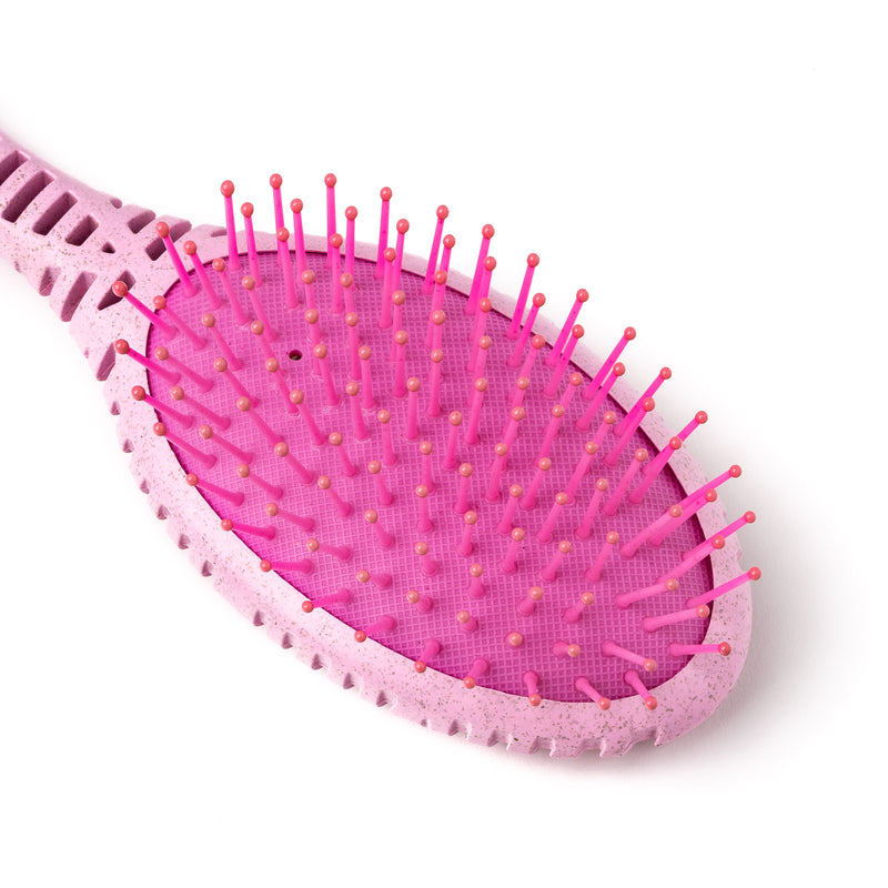 "Love Your Scalp" Eco-Friendly Detangling Brush - Pink
