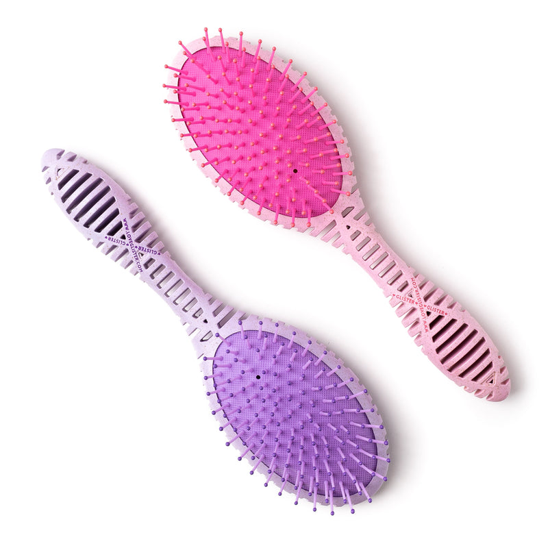 "Love Your Scalp" Eco-Friendly Detangling Brush - Pink